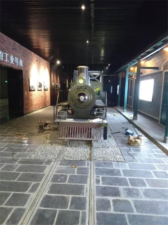 哈巴河县蒸汽火车模型